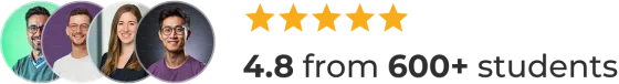 4.8 rating from 600+ students